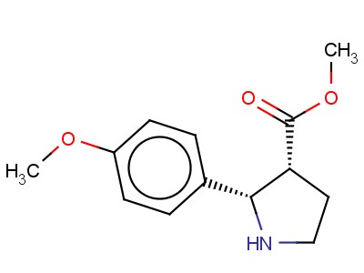 (2S,3r)-methyl 2-(4-methoxyphenyl)pyrrolidine-3-carboxylate