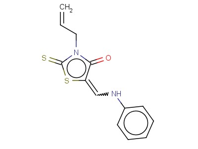 5-[(phenylamino)methylene]-3-(2-propenyl)-2-thioxo-4-thiazolidinone