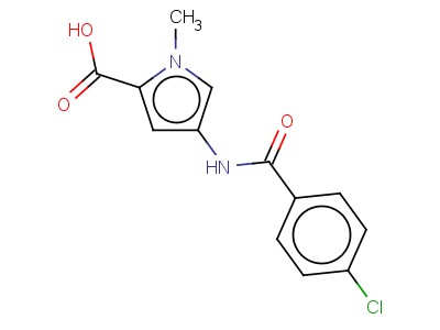 4-(4-Chlorobenzoylamino)-1-methyl-1h-pyrrole-2-carboxylic acid