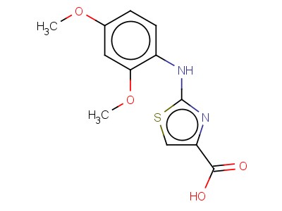 2-(2,4-Dimethoxyphenylamino)thiazole-4-carboxylic acid