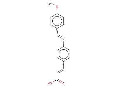 4-[(4-methoxybenzylidene)amino]cinnamic acid
