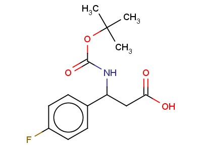 3-[(tert-butoxycarbonyl)amino]-3-(4-fluorophenyl)propanoic acid
