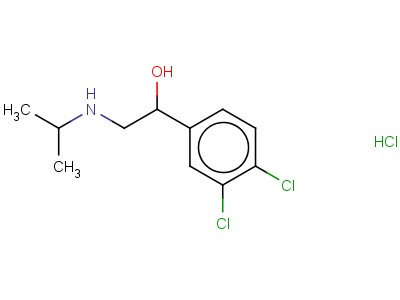 1-(3',4'-Dichlorophenyl)-2-isopropylaminoethanol hydrochloride