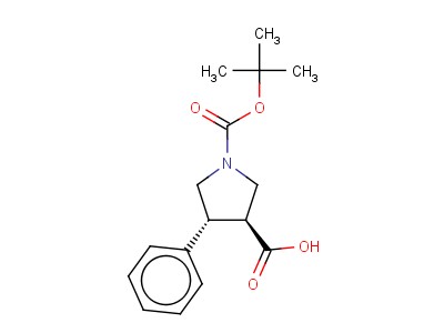 1-[(tert-butyl)oxycarbonyl]-4-phenylpyrrolidine-3-carboxylic acid