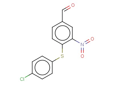4-(4-Chlorophenylthio)-3-nitrobenzaldehyde