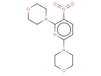 2,6-Di(morpholin-4-yl)-3-nitropyridine