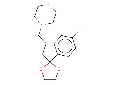 1-(3-[2-(4-fluorophenyl)-[1,3]dioxolan-2-yl]propyl)piperazine
