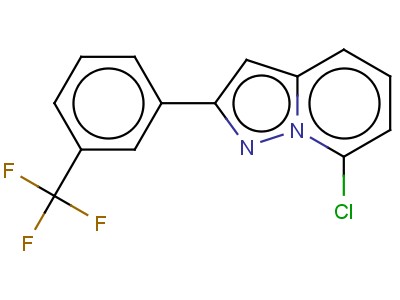 7-Chloro-2-(3-(trifluoromethyl)phenyl)pyrazolo[1,5-a]pyridine