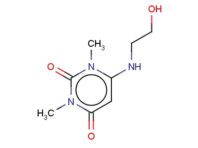 6-(2-Hydroxyethylamino)-1,3-dimethyl-1h-pyrimidine-2,4-dione