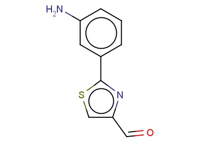 2-(3-Amino-phenyl)-thiazole-4-carbaldehyde