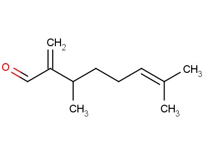 3,7-Dimethyl-2-methylene-oct-6-enal
