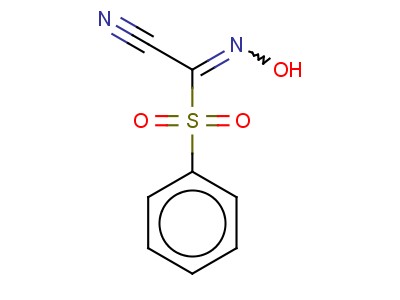 2-Hydroxyimino-2-(phenylsulfonyl)acetonitrile