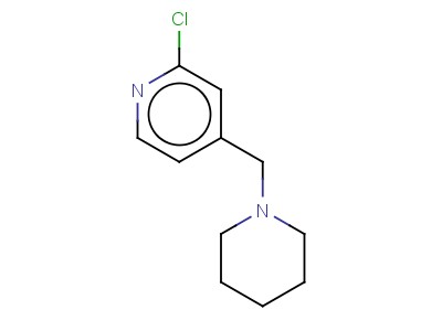 2-Chloro-4-((piperidin-1-yl)methyl)pyridine