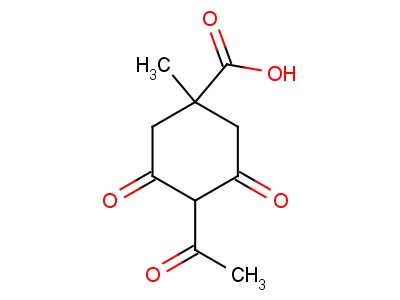 4-Acetyl-3,5-dioxo-1-methylcyclohexanecarboxylic acid