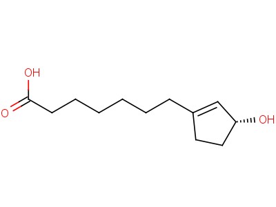 (R)-(+)-3-hydroxy-5-oxo-1-cyclopentene-1-heptanoic acid