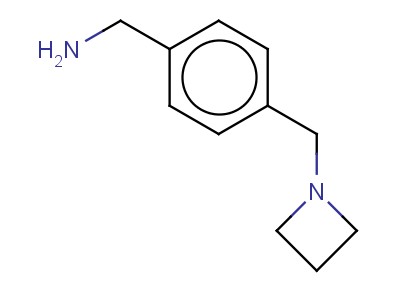 1-[4-(azetidin-1-ylmethyl)phenyl]methanamine