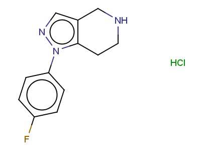 1-(4-Fluorophenyl)-4,5,6,7-tetrahydro-1h-pyrazolo[4,3-c]pyridine hydrochloride