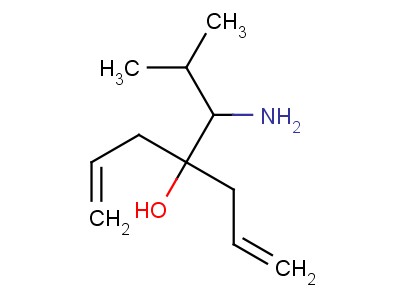 4-(1-Amino-2-methyl-propyl)-hepta-1,6-dien-4-ol