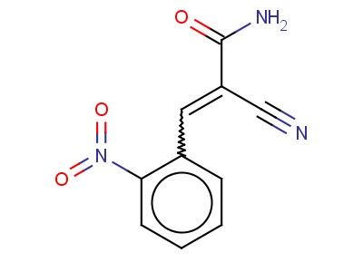 2-Cyano-3-(2-nitrophenyl)acrylamide