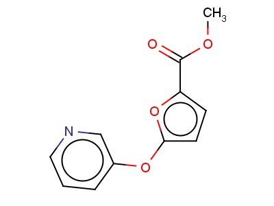 Methyl 5-(3-pyridinyloxy)-2-furoate