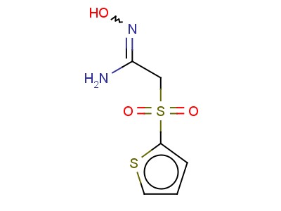 N'-hydroxy-2-(2-thienylsulfonyl)ethanimidamide