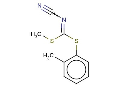 Methyl (2-methylphenyl)cyanocarbonimidodithioate