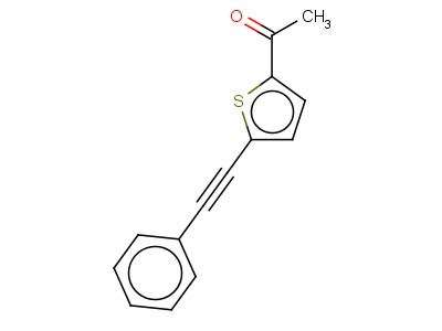 1-[5-(2-phenyleth-1-ynyl)-2-thienyl]ethan-1-one