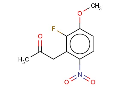 1-(2-Fluoro-3-methoxy-6-nitrophenyl)propan-2-one