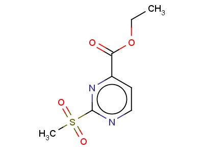 2-Methanesulfonyl-pyrimidine-4-carboxylic acid ethyl ester