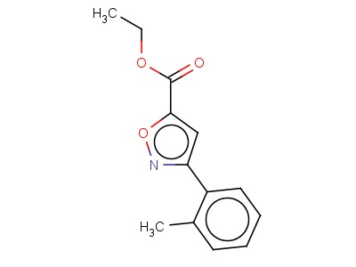 3-O-tolyl-isoxazole-5-carboxylic acid ethyl ester