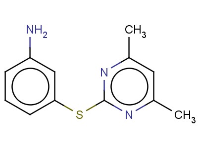3-[(4,6-dimethylpyrimidin-2-yl)thio]aniline