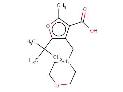 5-Tert-butyl-2-methyl-4-morpholin-4-ylmethyl-furan-3-carboxylic acid