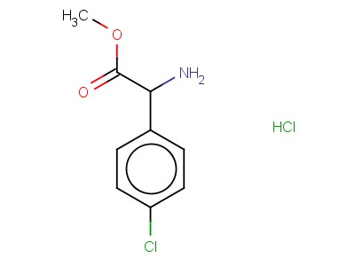 1-(4-Chlorophenyl)-2-methoxy-2-oxo-1-ethanaminium chloride