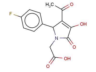 [3-acetyl-2-(4-fluoro-phenyl)-4-hydroxy-5-oxo-2,5-dihydro-pyrrol-1-yl]-acetic acid