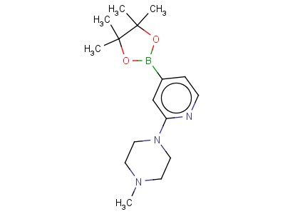 1-Methyl-4-[4-(4,4,5,5-tetramethyl-1,3,2-dioxaborolan-2-yl)pyridin-2-yl]piperazine