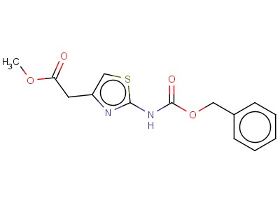 Methyl 2-(2-benzyloxycarbonylaminothiazol-4-yl) acetate