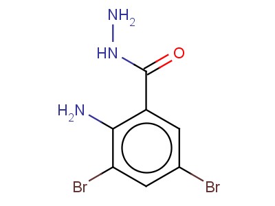 2-Amino-3,5-dibromobenzene-1-carbohydrazide
