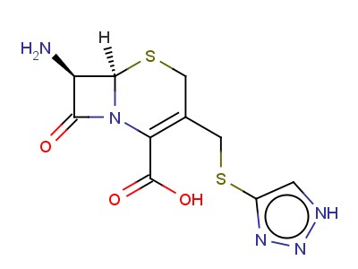 7-Amino-3-(1,2,3-triazol-4-ylthio)methyl cephalosporanic acid