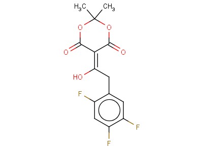 5-[1-hydroxy-2-(2,4,5-trifluorophenyl)ethylidene]-2,2-dimethyl-1,3-dioxane-4,6-dione