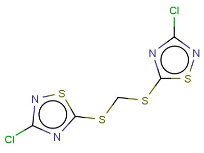 Bis(3-chloro-1,2,4-thiadiazol-5-ylthio)methane