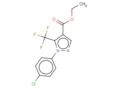 Ethyl 1-(4-chlorophenyl)-5-(trifluoromethyl)-1h-pyrazole-4-carboxylate