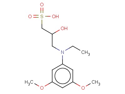 N-ethyl-n-(2-hydroxy-3-sulfopropyl)-3,5-dimethoxyaniline sodium salt