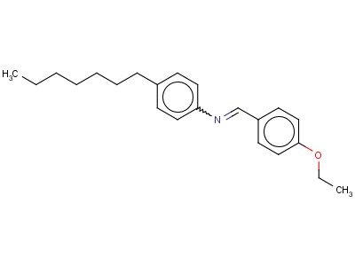 P-ethoxybenzylidene p-heptylaniline