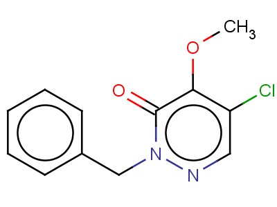 2-Benzyl-5-chloro-4-methoxy-3(2h)-pyridazinone