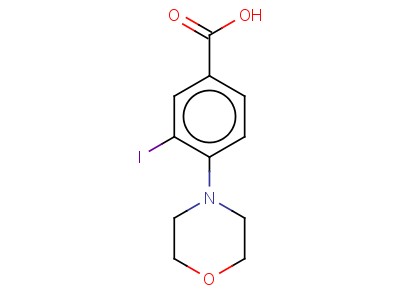 3-Iodo-4-morpholinobenzoic acid