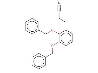 3-[2,3-di(benzyloxy)phenyl]propanenitrile