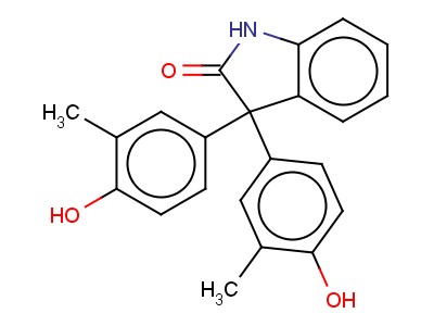 1,3-Dihydro-3,3-bis(4-hydroxy-3-methylphenyl)-2h-indol-2-one