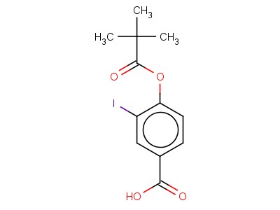 3-Iodo-4-(pivaloyloxy)benzoic acid