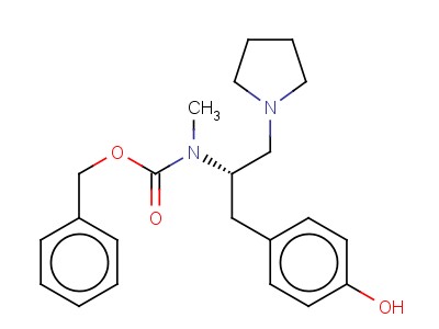 (S)-1-pyrrolidin-2-(4'-hydroxybenzyl)-2-(n-cbz-n-methyl)amino-ethane