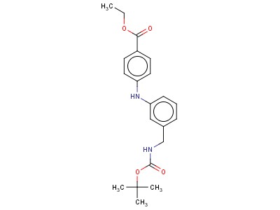N-(3-boc-aminomethylphenyl)-n-4-(carbethoxyphenyl)amine